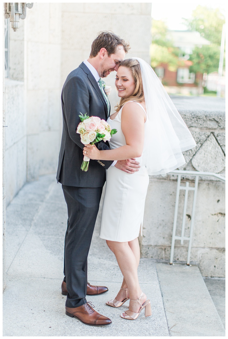 courthouse wedding veil